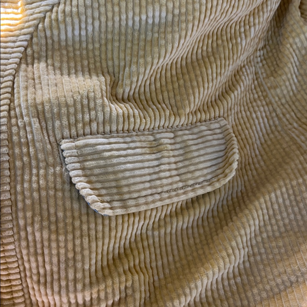 J. Jill Chartreuse Corduroy
Jacket Removable Quilted Blue
Lining Pockets - Picture 7 of 8